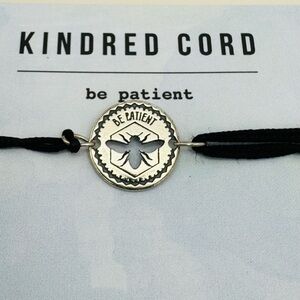 Alex And Ani 🐝 Be Patient Kindred Cord Bracelet NEW